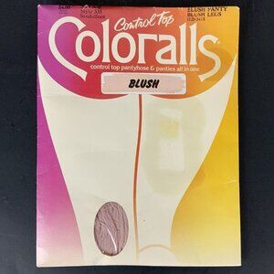Underalls Coloralls Pantyhose Size Medium AB Pink Panty Legs Sandalfoot Vtg 1985